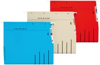 Hangmap Djois Secolor recycled lateraal voor legbord rood-1