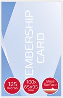 Lamineerhoes GBC overheids card 65x95mm 2x125micron 100stuks-2