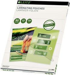 Lamineerhoes Leitz iLAM A3 2x80micron EVA 100stuks