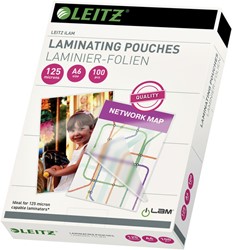 Lamineerhoes Leitz iLAM A6 2x125micron EVA 100stuks