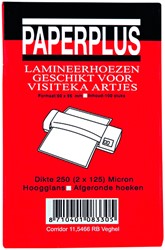 Lamineerhoes Paperplus 60x95mm 2x80 micron