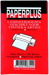 Lamineerhoes Paperplus Creditcard 2x125 micron
