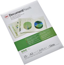 Lamineerhoes GBC A3 2x75micron document 25 stuks