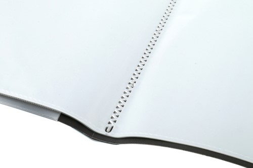 Showmap Europel Frontview A4 10-tassen antraciet-1