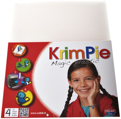 Krimpievel Collall Magic Plastic transparant set à 4 vel