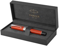 Vulpen Parker Duofold Classic Vintage big red lacquer 18k CT medium-2