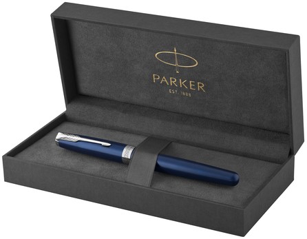 Rollerpen Parker Sonnet blue lacquer PT fijn-3