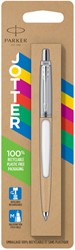 Balpen Parker Jotter Original white CT medium blister à 1 stuk