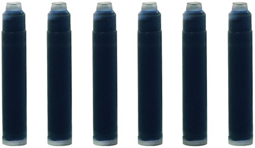 Inktpatroon Waterman internationaal Florida blauw pak à 6 stuks-3