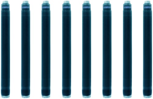 Inktpatroon Waterman nr 23 lang blauw pak à 8 stuks-2