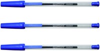 Balpen Quantore Stick blauw medium