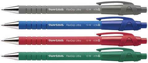 Balpen Paper Mate Flexgrip Ultra medium rood-4