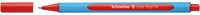 Balpen Schneider Slider Edge extra breed rood-3