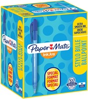 Balpen Paper Mate Inkjoy 100RT blauw medium 80+20 gratis-3