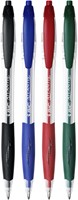 Balpen Bic Atlantis classic grip clic medium rood-2