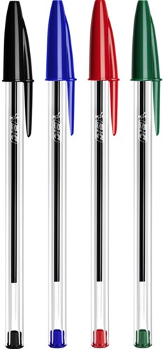 Balpen Bic Cristal medium zwart-3