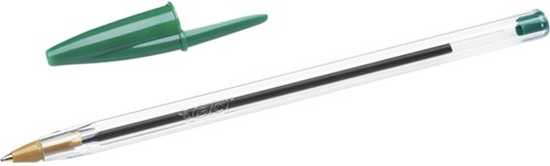 Balpen Bic Cristal medium groen