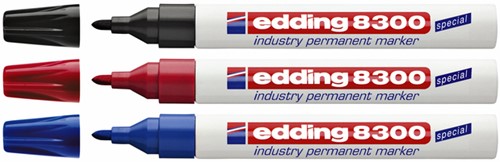 Viltstift edding 8300 industrie rond 1.5-3mm blauw-2