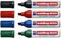 Viltstift edding 500 schuin 2-7mm blauw-2