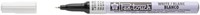 Viltstift Sakura Pen-touch extra fijn wit-2