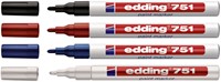 Viltstift edding 751 lakmarker rond 1-2mm zwart-1