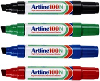 Viltstift Artline 100 schuin 7.5-12mm blauw-2