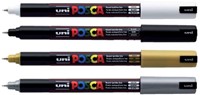 Verfstift Posca PC1MR extra fijn goud-2