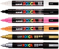 Verfstift Posca PC5M medium roze-6