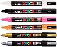 Verfstift Posca PC5M medium zwart-2