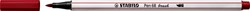 Brushstift STABILO Pen 568/50 donkerrood