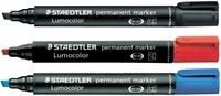 Viltstift Staedtler Lumocolor 350 permanent schuin rood-3