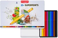 Viltstift Bruynzeel Super Points blik à 25 kleuren-2