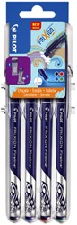 Fineliner Pilot friXion fijn assorti etui à 4 stuks