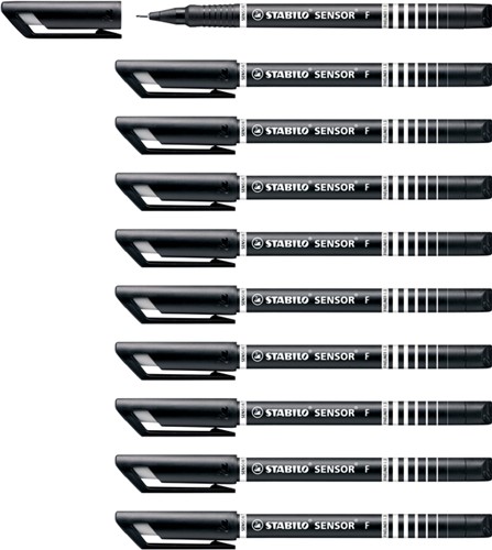 Fineliner STABILO Sensor 189/46 fijn zwart-3