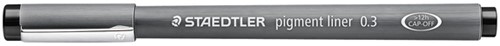 Fineliner Staedtler Pigment 308 zwart 0.3mm-4