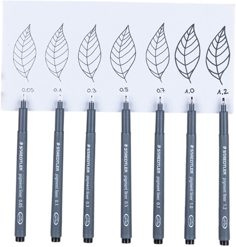 Fineliner Staedtler Pigment 308 zwart 0.05mm-4