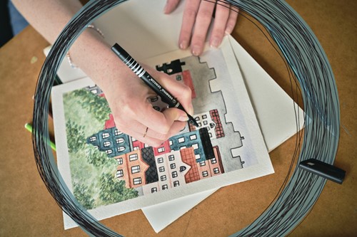 Fineliner STABILO Sensor 189/8 fijn assorti etui à 8 stuks-1