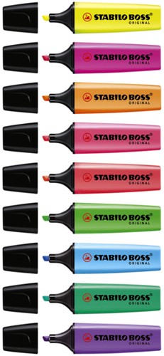 Markeerstift STABILO BOSS Original 70/8 assorti etui à 8 stuks-2