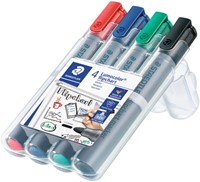 Viltstift Staedtler 356 voor flipover rond 2mm 4 stuks assor-2