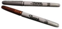 Viltstift Sharpie rond fijn metallic goud blister à 1 stuk-1