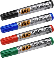 Viltstift Bic 2000 ecolutions rond large rood-2