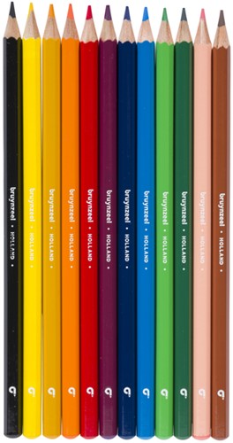 Kleurpotlood Bruynzeel Kids blister à 12 stuks assorti-2