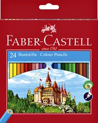 Kleurpotloden Faber-Castell set à 24 stuks assorti