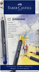 Kleurpotloden Faber Castell Goldfaber blik à 12 stuks assorti