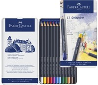 Kleurpotloden Faber-Castell Goldfaber assorti blik à 12 stuks-1