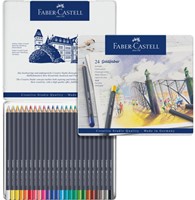 Kleurpotloden Faber-Castell Goldfaber assorti blik à 24 stuks-1