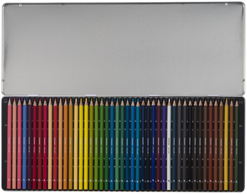 Kleurpotloden Bruynzeel papegaai blik à 45 stuks assorti-2