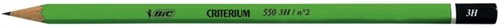 Potlood Bic Criterium 550 zeshoekig 3H