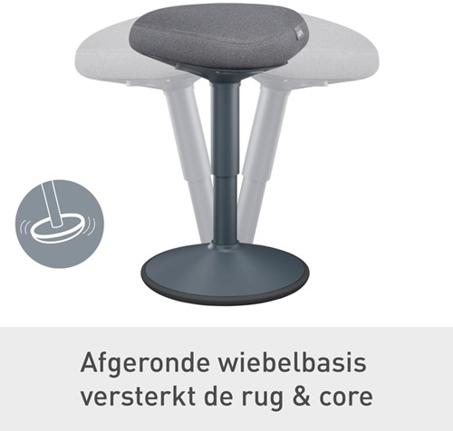 Actieve zitkruk Leitz Ergo met comfortzitting-10
