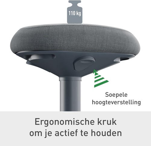 Actieve stakruk Leitz Ergo met comfortzitting-8